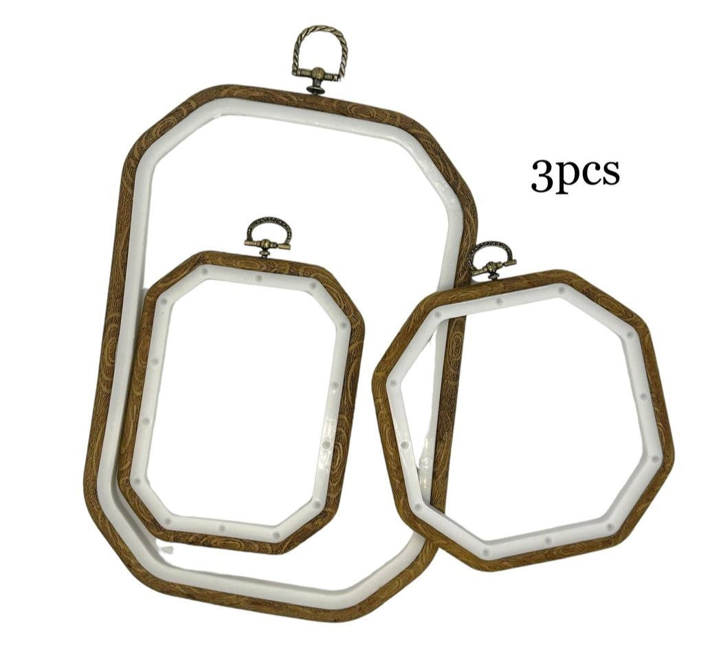 GUERGUAF (TNIBER) PLASTIQUE RECTANGLE KIT DE 03 PCS