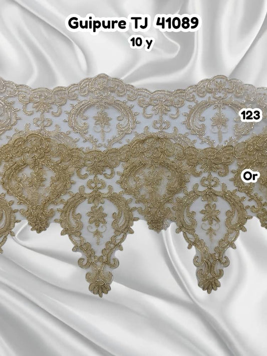 GUIPURE TJ 41089 SANS PERLE